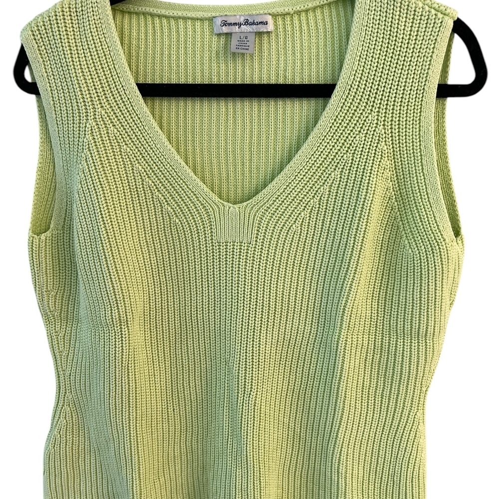 Tommy Bahama Green Knit Tank Top
